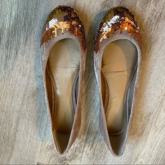 Charles & Keith Sequin Flats, Size 40 - Picture 1 of 6